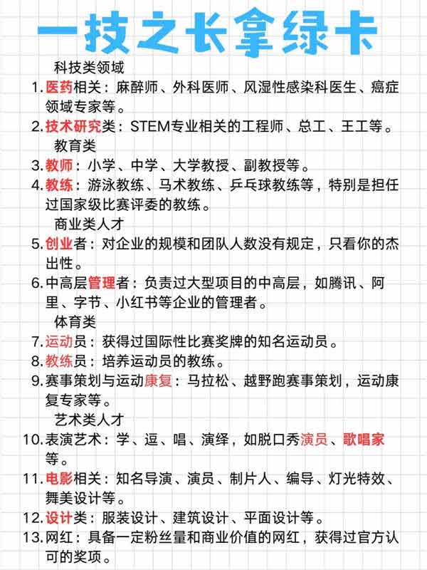美国移民新机遇：5大高需求技能行业全攻略