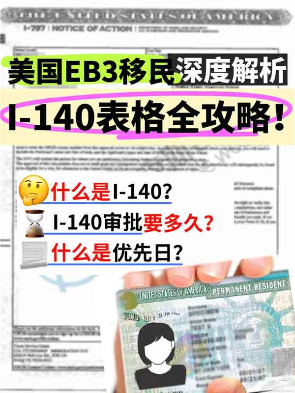 美国EB-3移民：I-140表格全攻略！
