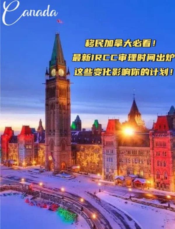 最新加拿大移民签证审理时间曝光