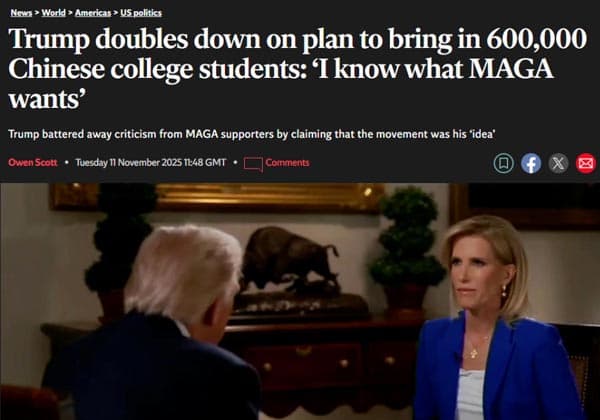 特朗普力挺60万中国学生赴美，中国留学生机会来了？