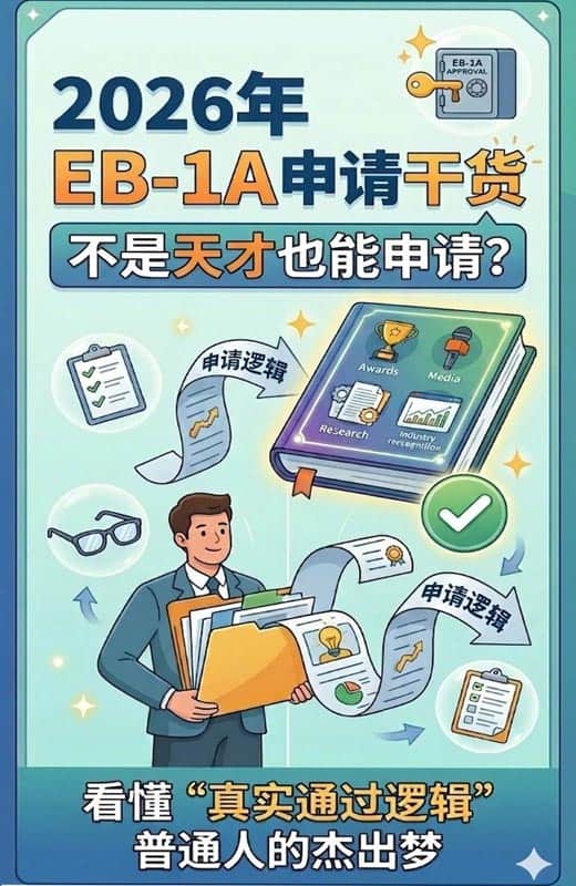 2026年美国EB-1A移民申请干货 2026年美国EB-1A移民申请干货