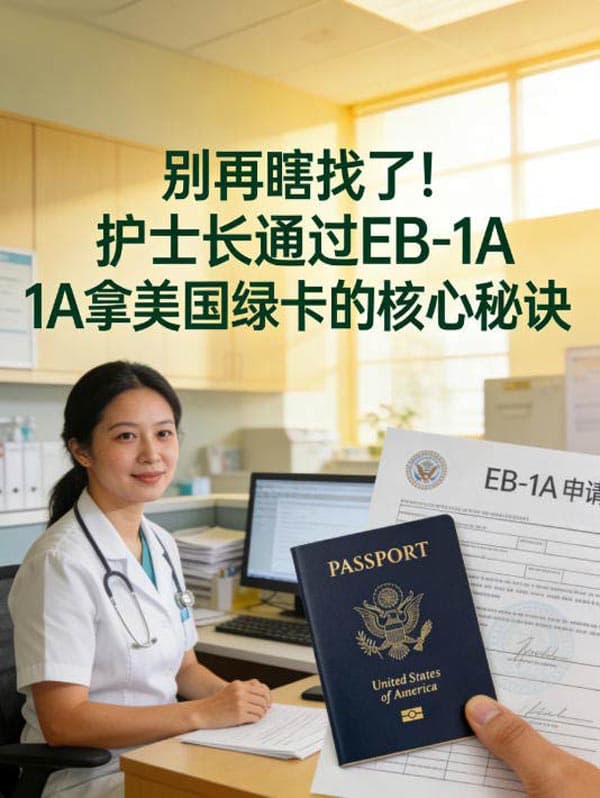 护士长通过EB-1A拿美国绿卡的核心秘诀 护士长通过EB-1A拿美国绿卡的核心秘诀