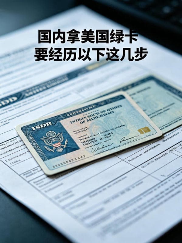 国内拿美国绿卡要经历以下这几步